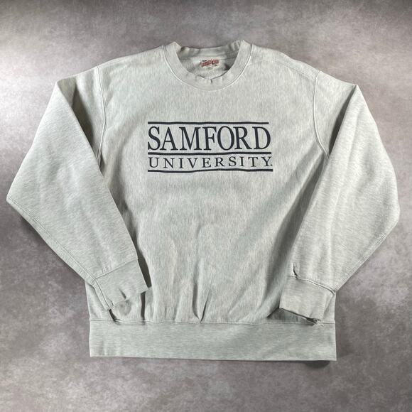 Vintage Pro Weave Samford University Spell Out Sweatshirt - Picture 1 of 4
